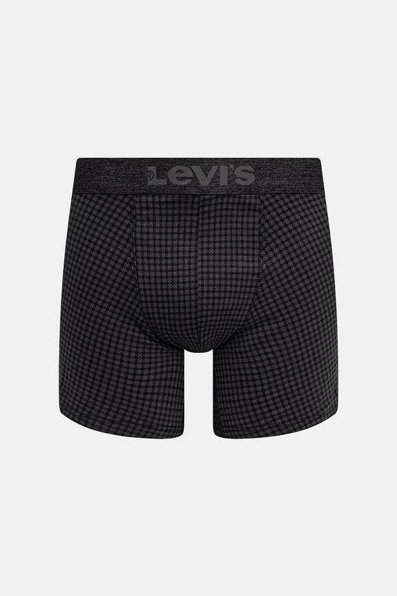 Abbigliamento Levi's boxer da uomo in cotone con elastan pacco da 2 37149.1286 grigio