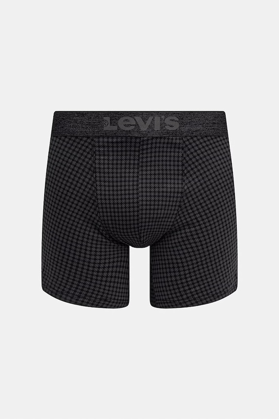 Abbigliamento Levi's boxer da uomo in cotone con elastan pacco da 2 37149.1286 grigio