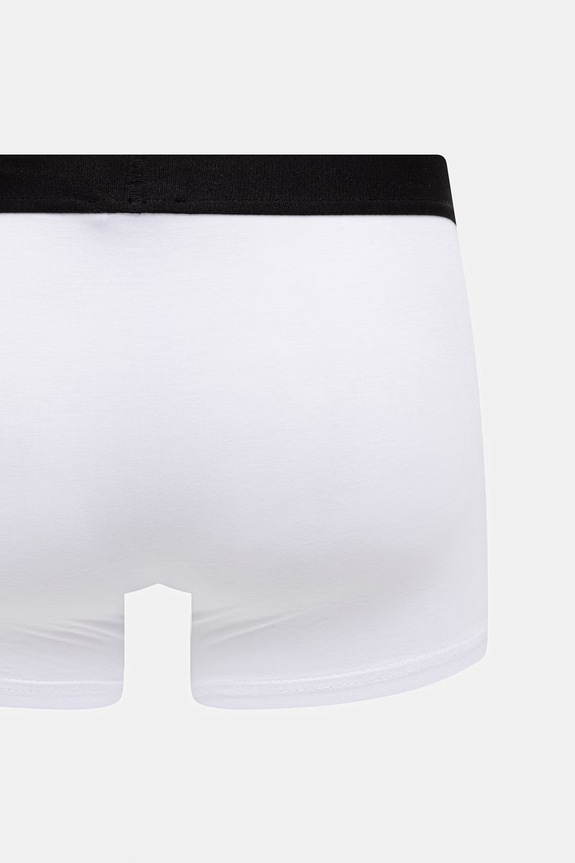 MM6 Maison Margiela bokserki dopasowane bawełniane z elastanem męskie MJLC70030 biały SS26