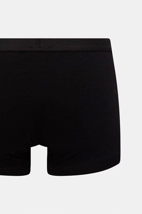 MM6 Maison Margiela bokserki dopasowane bawełniane z elastanem męskie MJLC70030 czarny SS26