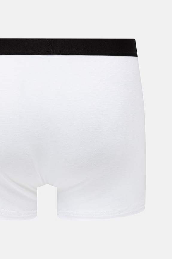 MM6 Maison Margiela bokserki dopasowane bawełniane z elastanem męskie MJLD50020 biały SS26