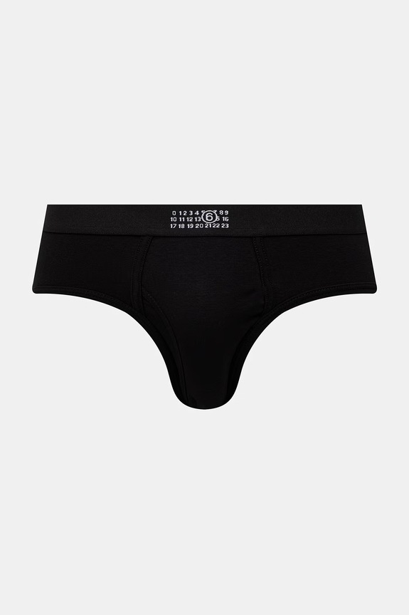 MM6 Maison Margiela slipy męskie z bawełną czarny MJL6A0020