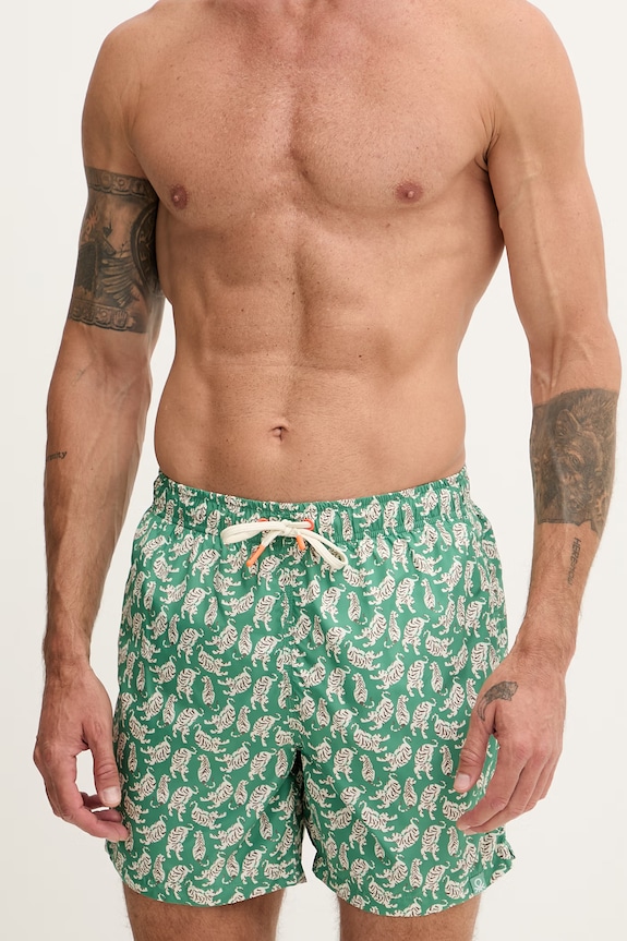United Colors of Benetton шорти для купання чоловічі 57VP6X010 зелений SS26
