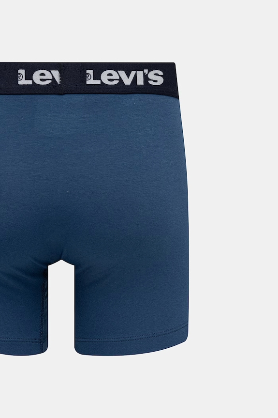 Levi's boxeri pentru bărbați, cu bumbac pachet de 2 37149.1226 albastru