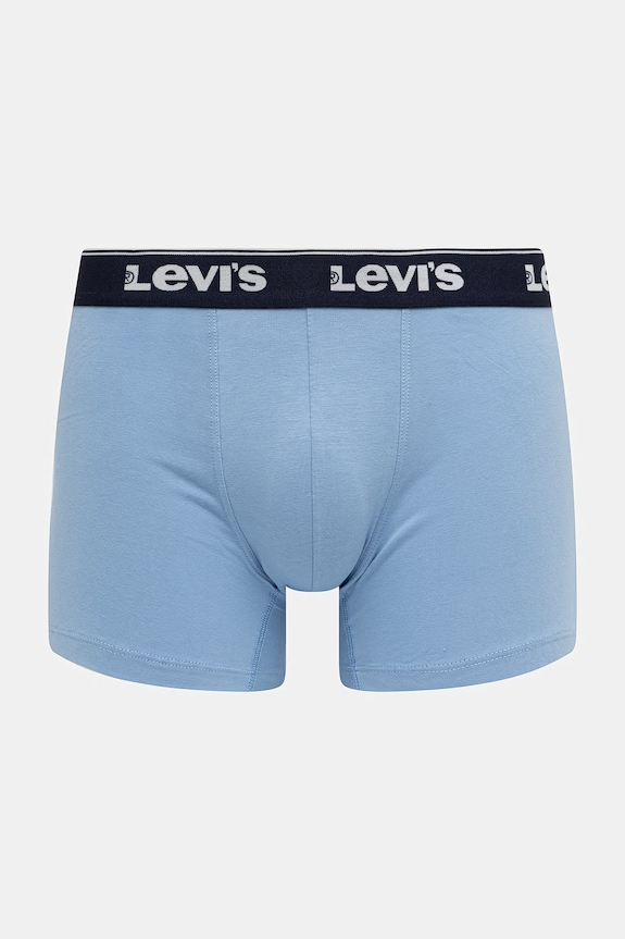 Levi's boxeri pentru bărbați, din bumbac cu elastan, pachet de 3 albastru 37149.1229
