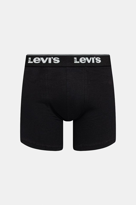 Levi's boxeri pentru bărbați, din bumbac cu elastan pachet de 3 negru 37149.1230