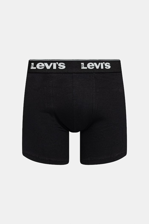 Levi's boxeri pentru bărbați, din bumbac cu elastan pachet de 3 negru 37149.1230