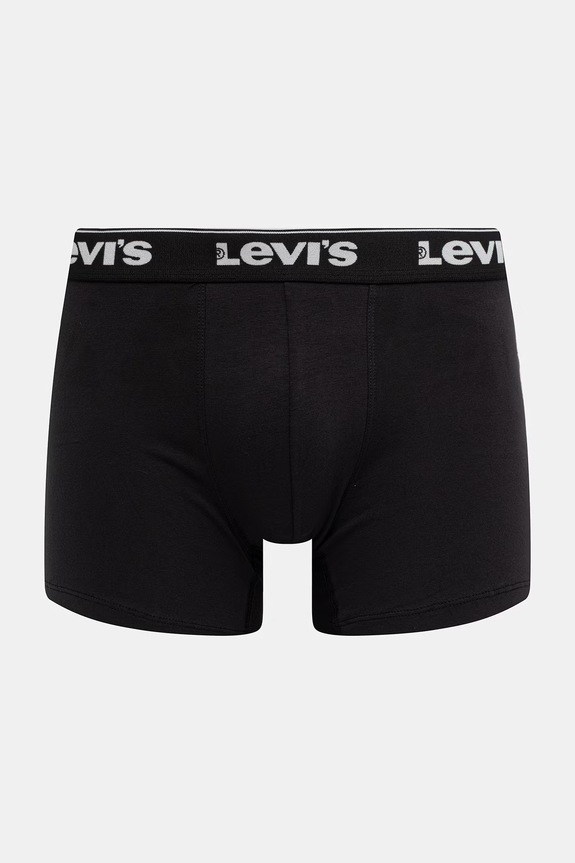Îmbrăcăminte Levi's boxeri pentru bărbați, din bumbac cu elastan, pachet de 3 37149.1232 negru
