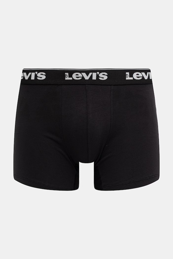Îmbrăcăminte Levi's boxeri pentru bărbați, din bumbac cu elastan, pachet de 3 37149.1232 negru