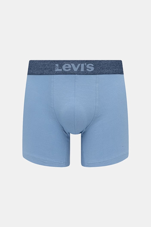 Levi's boxerky pánske bavlnené s elastanom 3-pak 37149.1242 modrá SS26