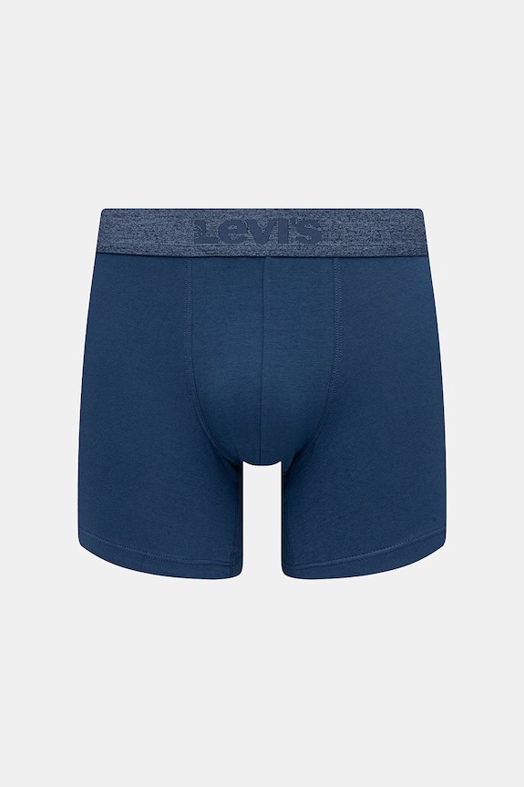 Oblečenie Levi's boxerky pánske bavlnené s elastanom 3-pak 37149.1242 modrá