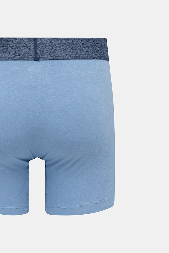 Levi's boxerky pánske bavlnené s elastanom 3-pak modrá 37149.1242