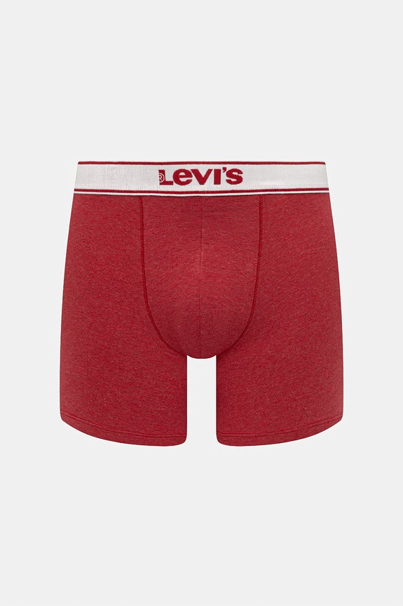 Levi's boxeri pentru bărbați, cu bumbac pachet de 2 37149.1255 rosu SS26