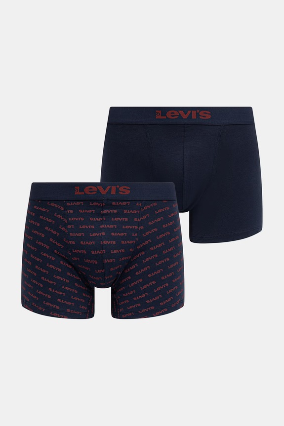 Levi's boxeri pentru bărbați, din bumbac cu elastan, pachet de 2 bleumarin 37149.1265