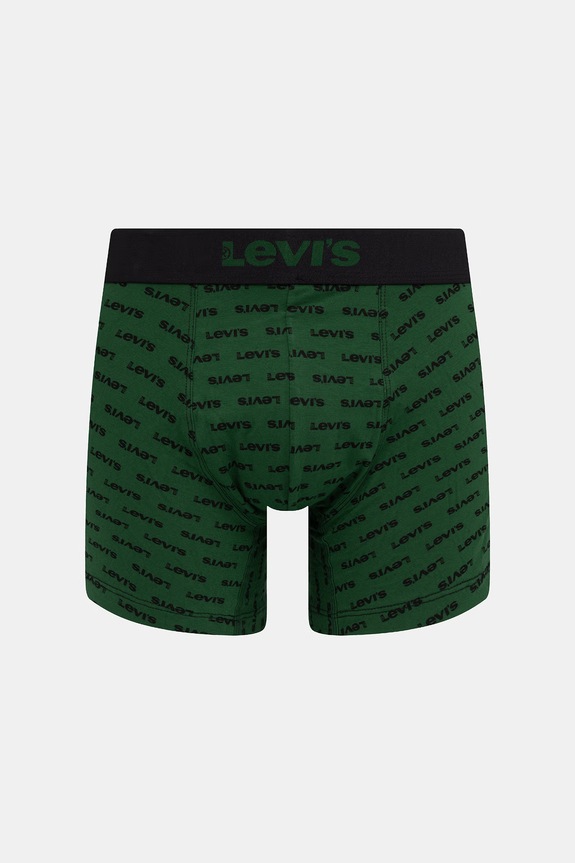 Îmbrăcăminte Levi's boxeri pentru bărbați, din bumbac cu elastan, pachet de 2 37149.1266 verde