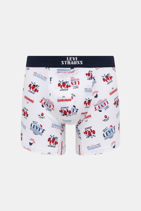 Îmbrăcăminte Levi's boxeri bărbați din bumbac cu elastan pachet de 2 37149.1283 bleumarin