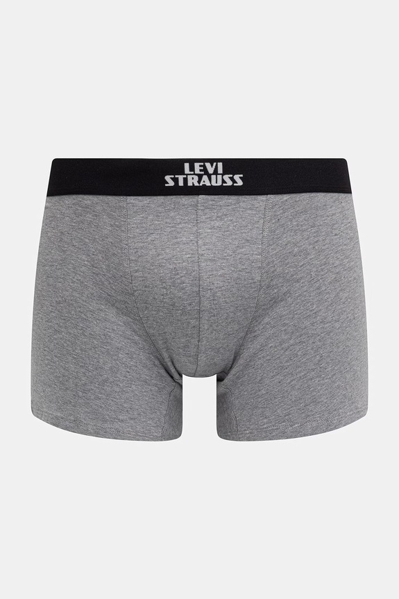 Levi's bokserki damskie bawełniane z elastanem 2-pack 37149.1284 szary SS26