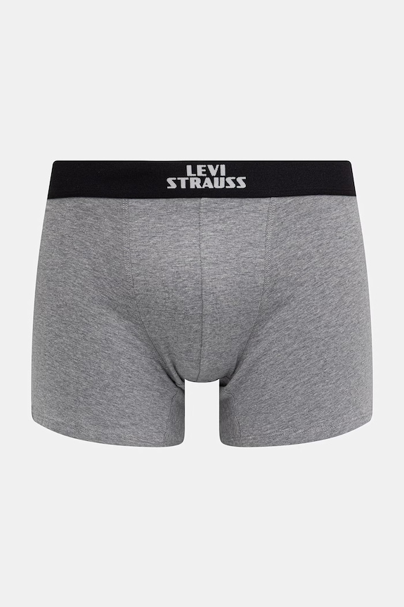 Levi's bokserki damskie bawełniane z elastanem 2-pack 37149.1284 szary SS26