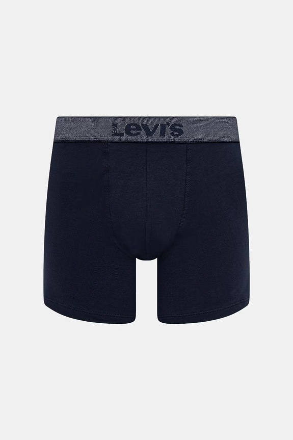 Odzież Levi's bokserki męskie bawełniane z elastanem 2-pack 37149.1289 granatowy