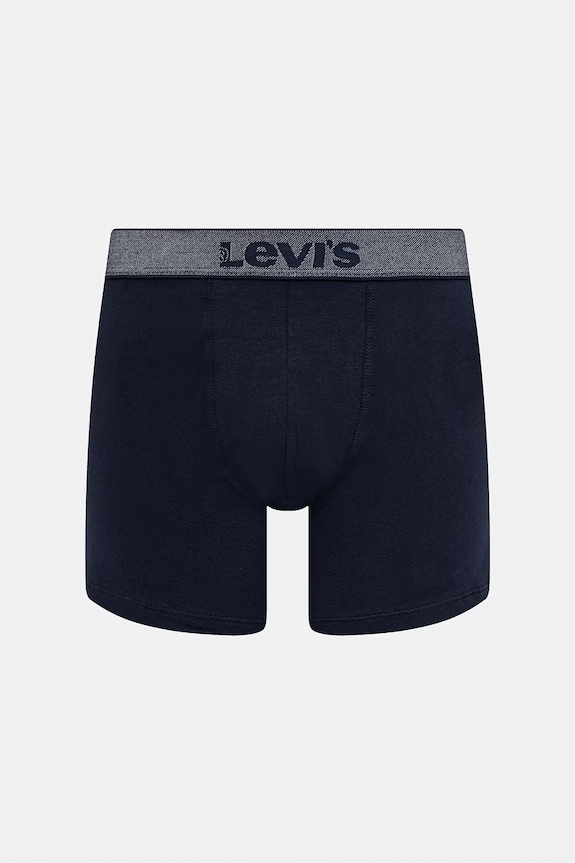 Odzież Levi's bokserki męskie bawełniane z elastanem 2-pack 37149.1289 granatowy