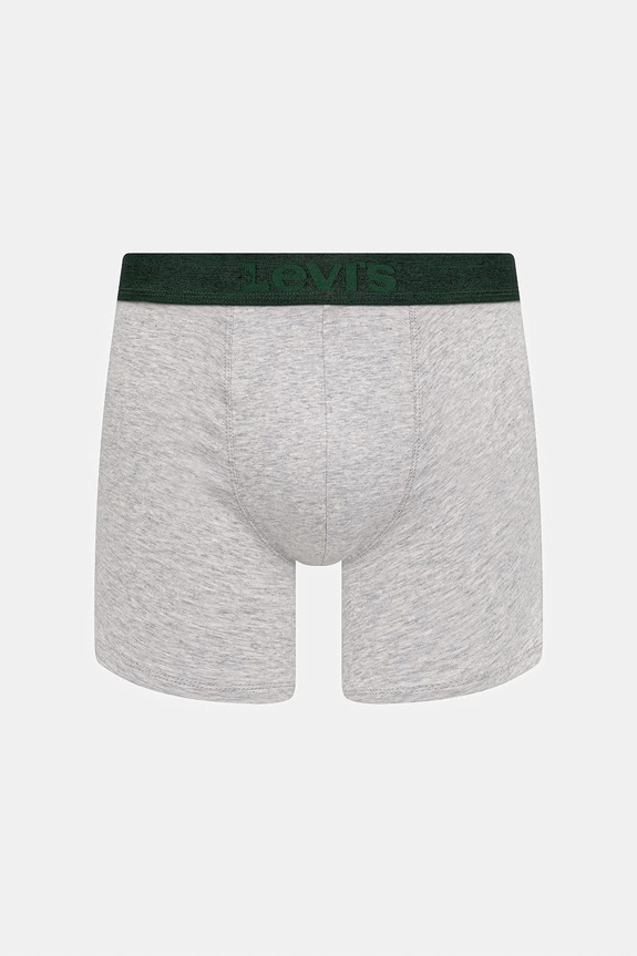Odzież Levi's bokserki męskie bawełniane z elastanem 2-pack 37149.1296 szary