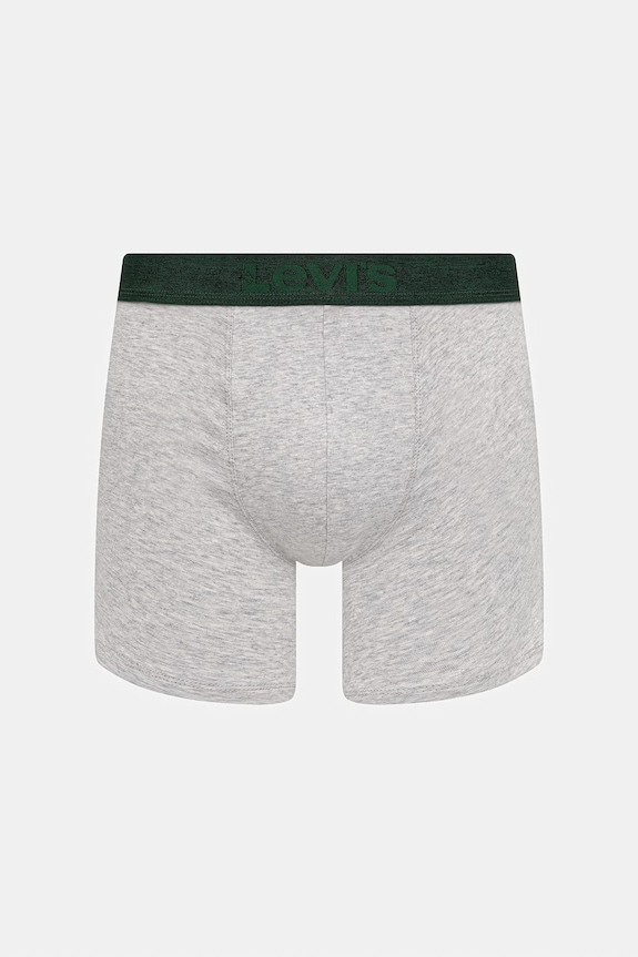 Odzież Levi's bokserki męskie bawełniane z elastanem 2-pack 37149.1296 szary
