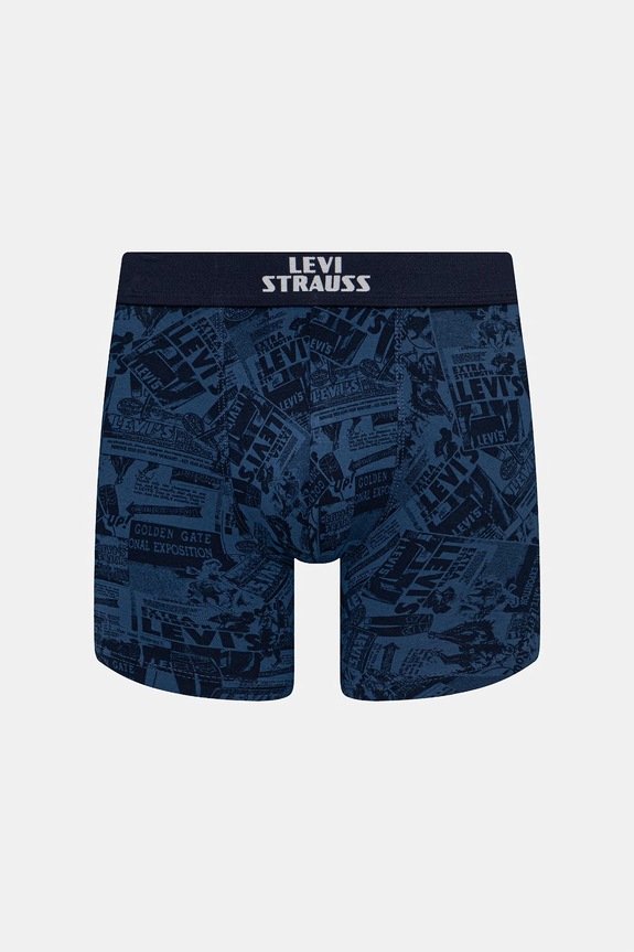 Levi's boxeri pentru bărbați, din bumbac cu elastan pachet de 2 37149.1299 albastru SS26