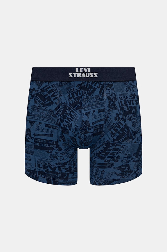 Levi's boxeri pentru bărbați, din bumbac cu elastan pachet de 2 37149.1299 albastru SS26