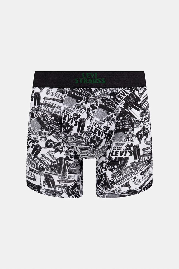 Levi's bokserki męskie bawełniane z elastanem 2-pack 37149.1300 czarny SS26