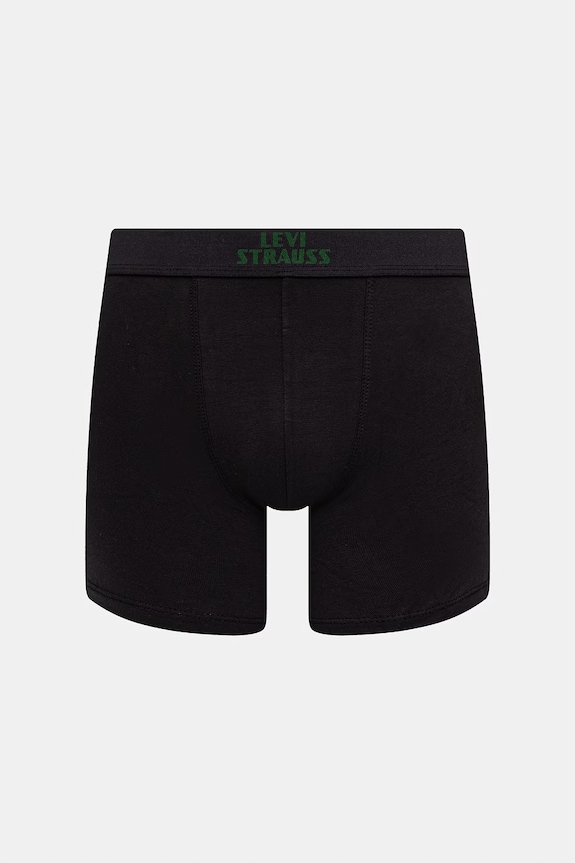 Odzież Levi's bokserki męskie bawełniane z elastanem 2-pack 37149.1300 czarny