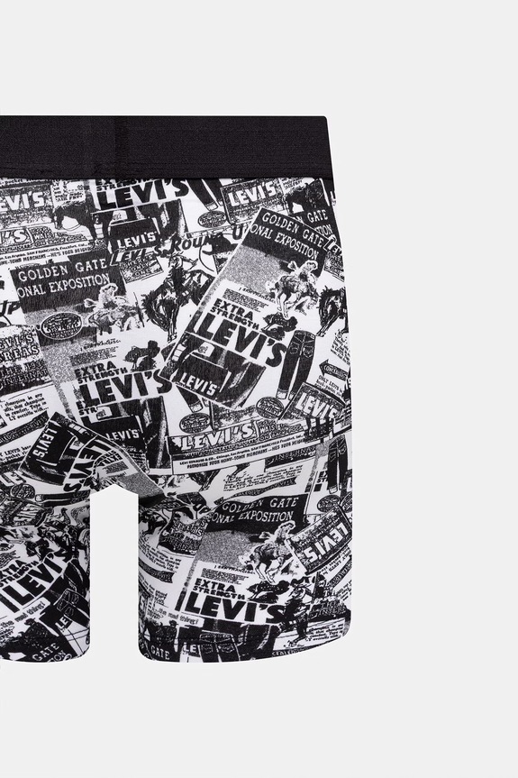 Levi's bokserki męskie bawełniane z elastanem 2-pack czarny 37149.1300