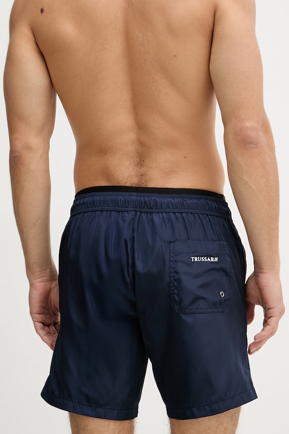 Odzież Trussardi szorty kąpielowe męskie TRU26MBM05 granatowy