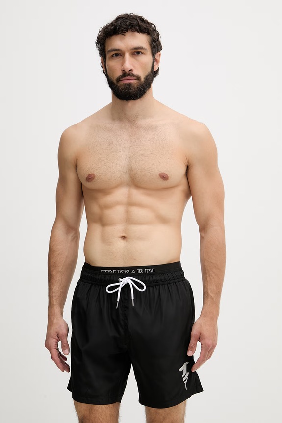 Trussardi szorty kąpielowe męskie czarny TRU26MBM05