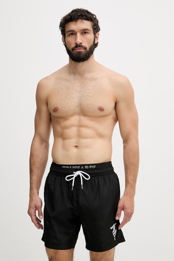 Trussardi szorty kąpielowe męskie czarny TRU26MBM05