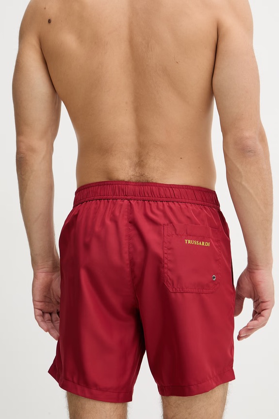 Odzież Trussardi szorty kąpielowe męskie TRU26MBM02 czerwony
