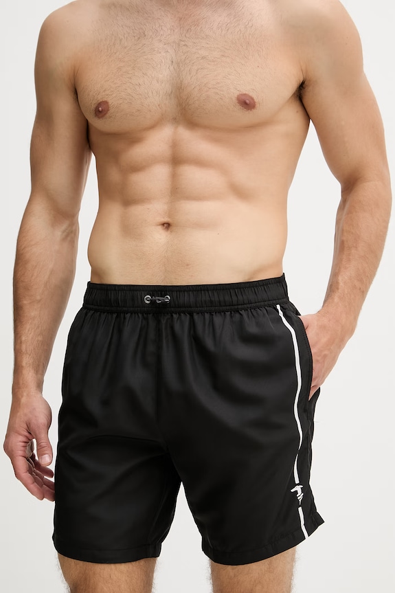 Trussardi szorty kąpielowe męskie TRU26MBM02 czarny SS26