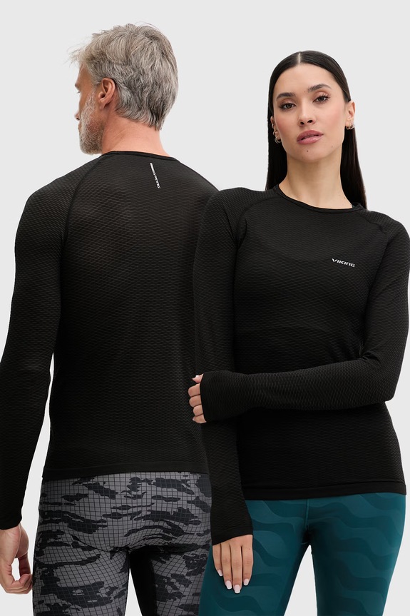 Viking longsleeve techniczny Easy Dry czarny 500/25/3457