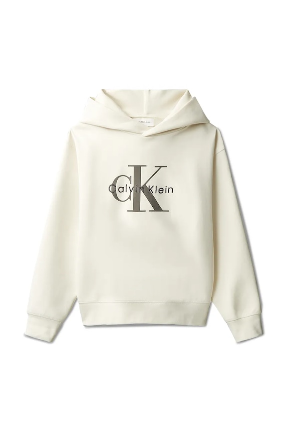 Παιδική μπλούζα Calvin Klein Jeans IB0IB02615.116.PPY2 μπεζ SS26