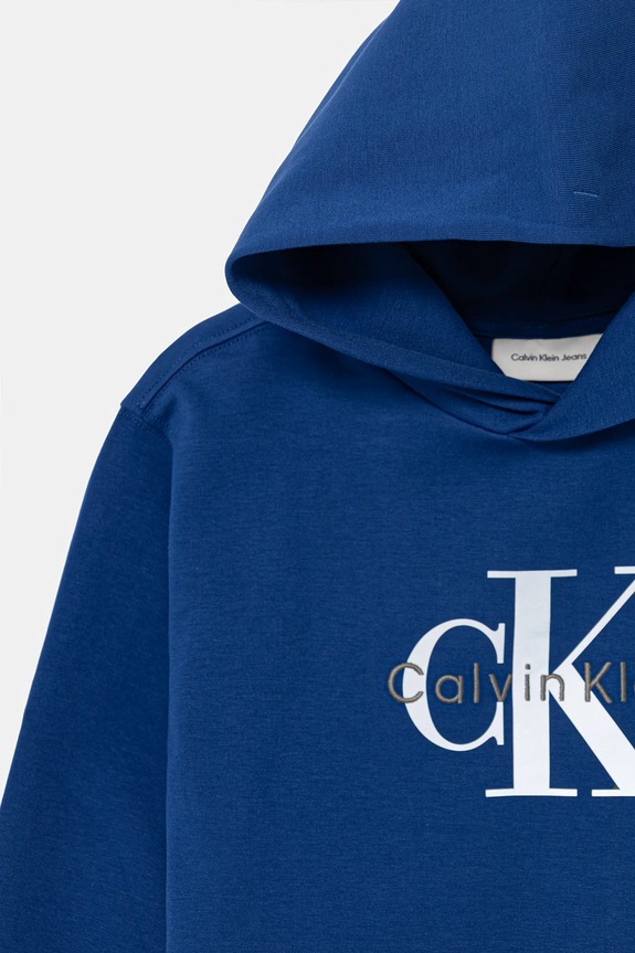 CHLAPEC Dětská mikina Calvin Klein Jeans IB0IB02615.128.176.PPY2 modrá