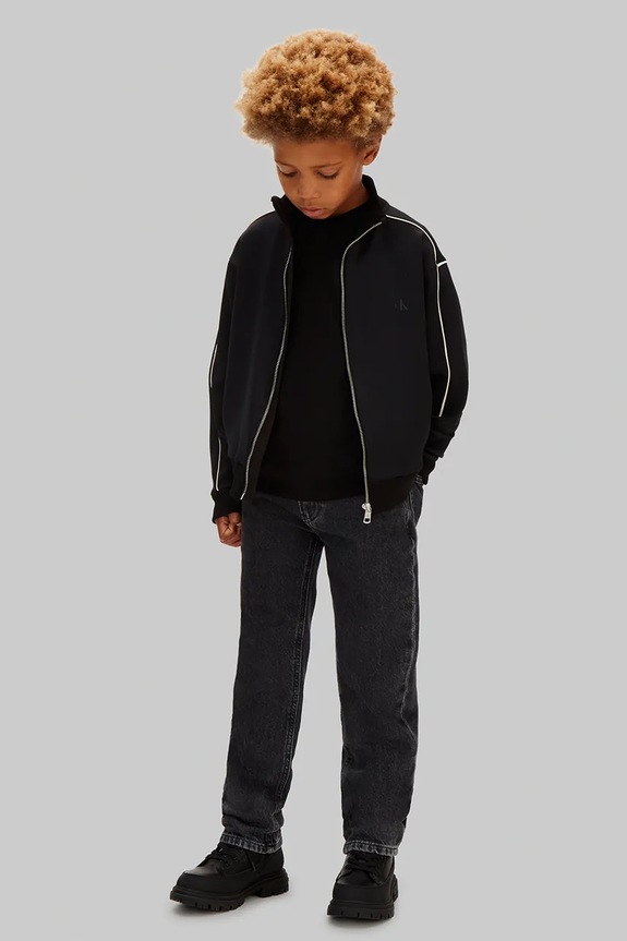 Dječja dukserica Calvin Klein Jeans IB0IB02631.128.176.PPY2 crna