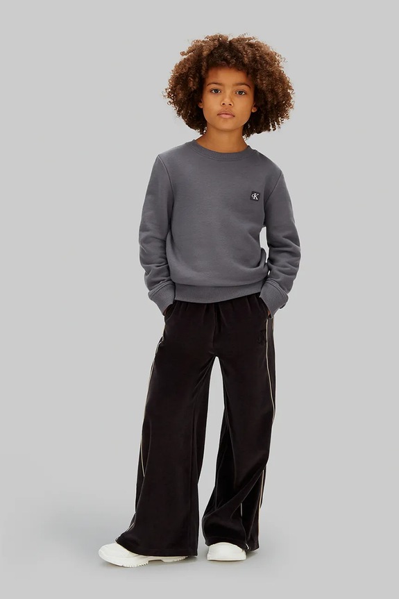 Chlapec Detská mikina Calvin Klein Jeans IU0IU00570.128.176.PPY2 sivá