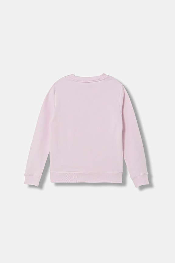 Calvin Klein Jeans bluza bawełniana dziecięca IU0IU00714.128.176.PPY2 różowy SS26