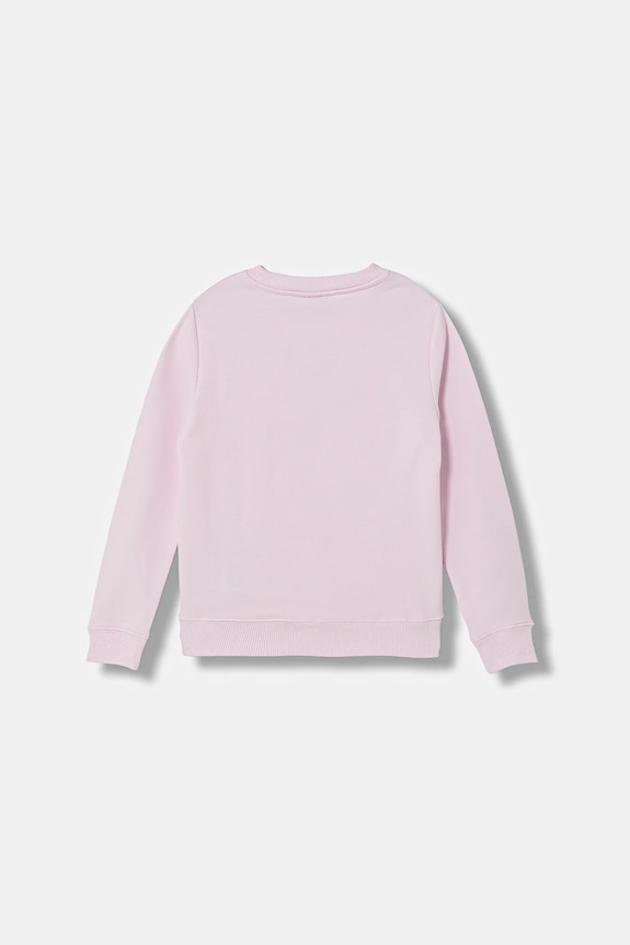 Calvin Klein Jeans bluza bawełniana dziecięca IU0IU00714.128.176.PPY2 różowy SS26