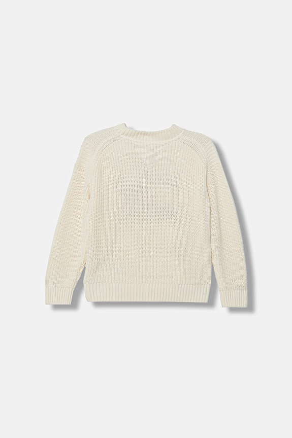 Detský sveter Tommy Hilfiger KB0KB10071.104.122.PPY2 béžová SS26