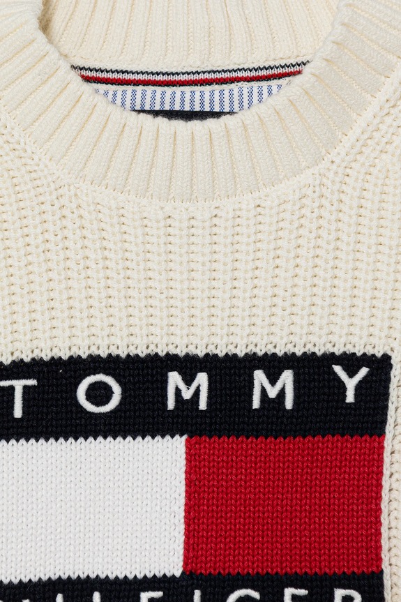 Chlapec Detský sveter Tommy Hilfiger KB0KB10071.104.122.PPY2 béžová