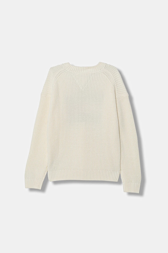 Detský sveter Tommy Hilfiger KB0KB10071.128.176.PPY2 béžová SS26