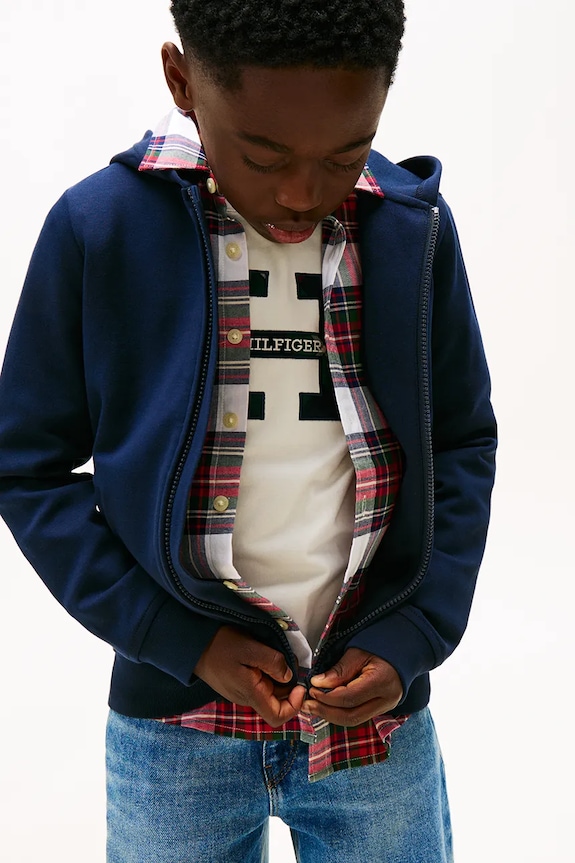 Αγορίστικα Παιδική μπλούζα Tommy Hilfiger KB0KB10362.98.122.PPY2 σκούρο μπλε