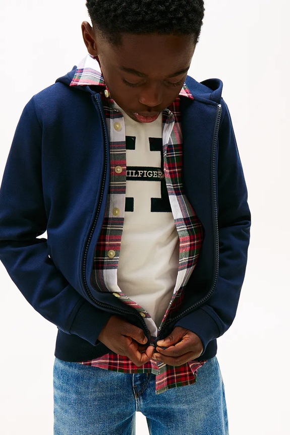 Αγορίστικα Παιδική μπλούζα Tommy Hilfiger KB0KB10362.128.176.PPY2 σκούρο μπλε