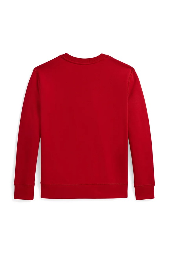 Chlapec Detská bavlnená mikina Polo Ralph Lauren 323A10261001 červená