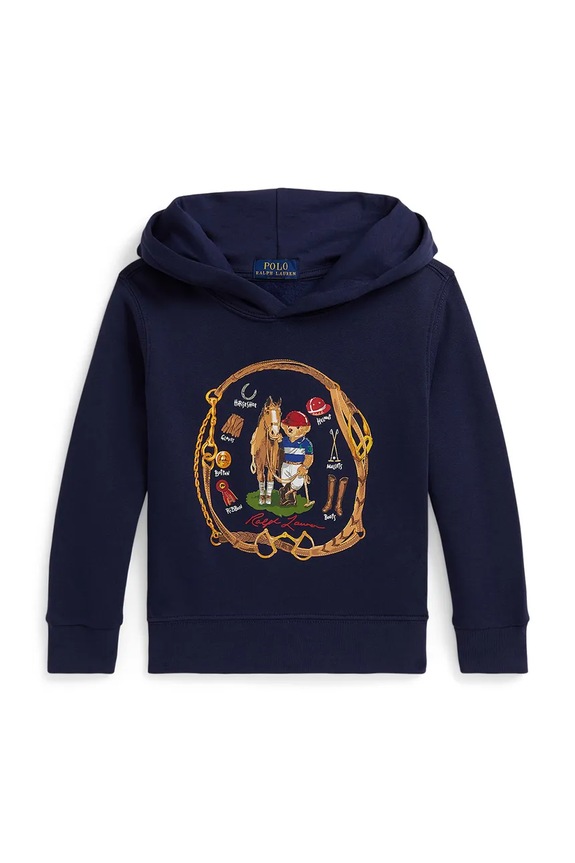 Polo Ralph Lauren bluza dziecięca z kapturem granatowy 322A96602001